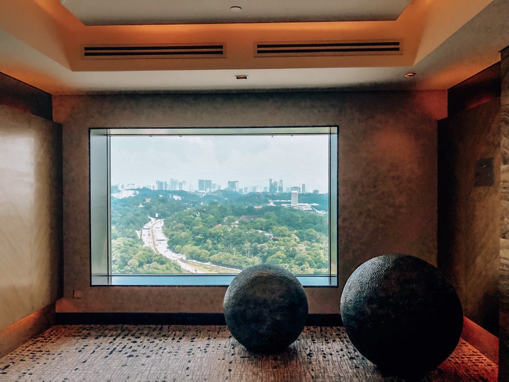 Kuala Lumpur city views from Hilton hotel