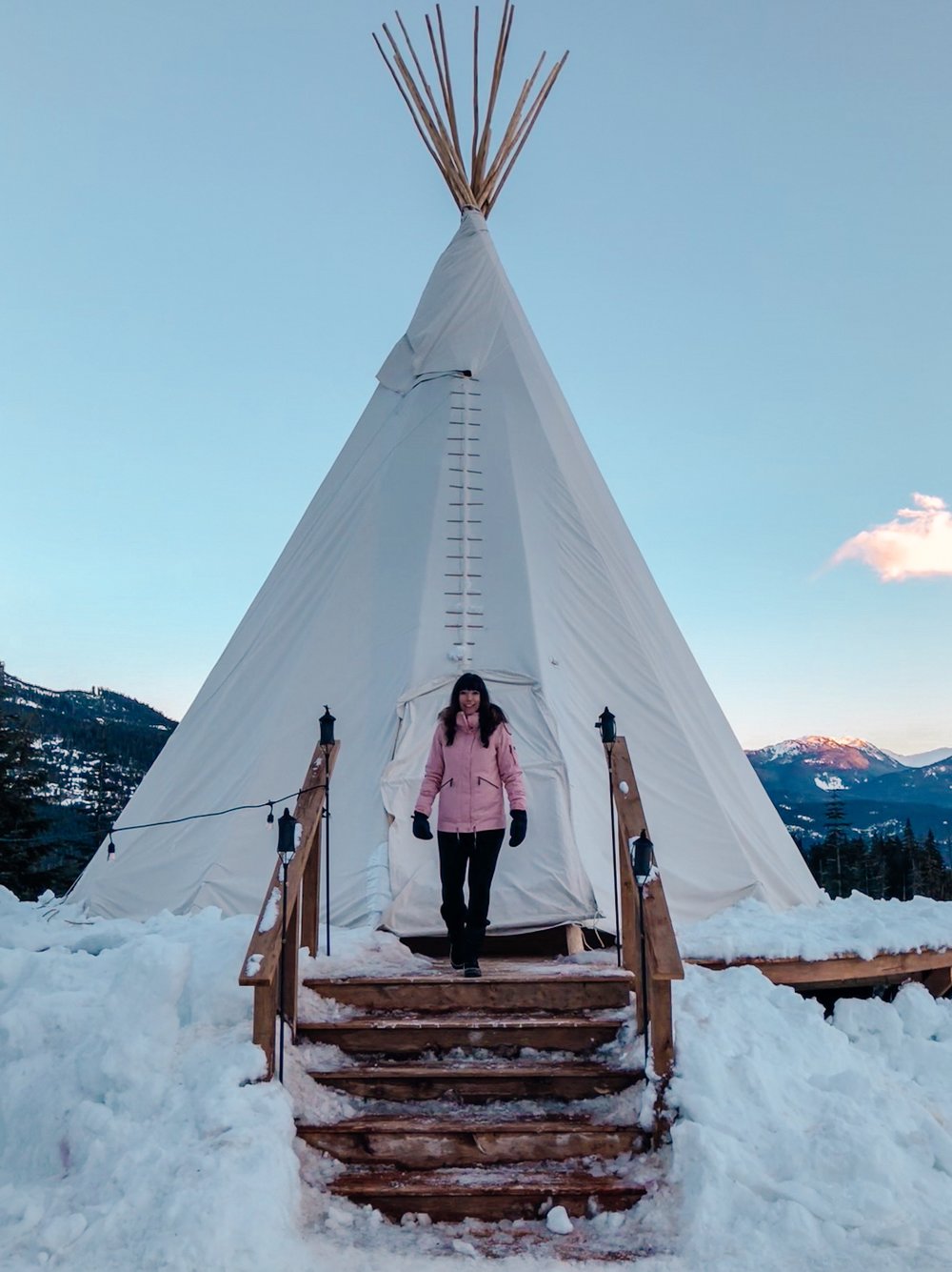 Whistler teepee exterior