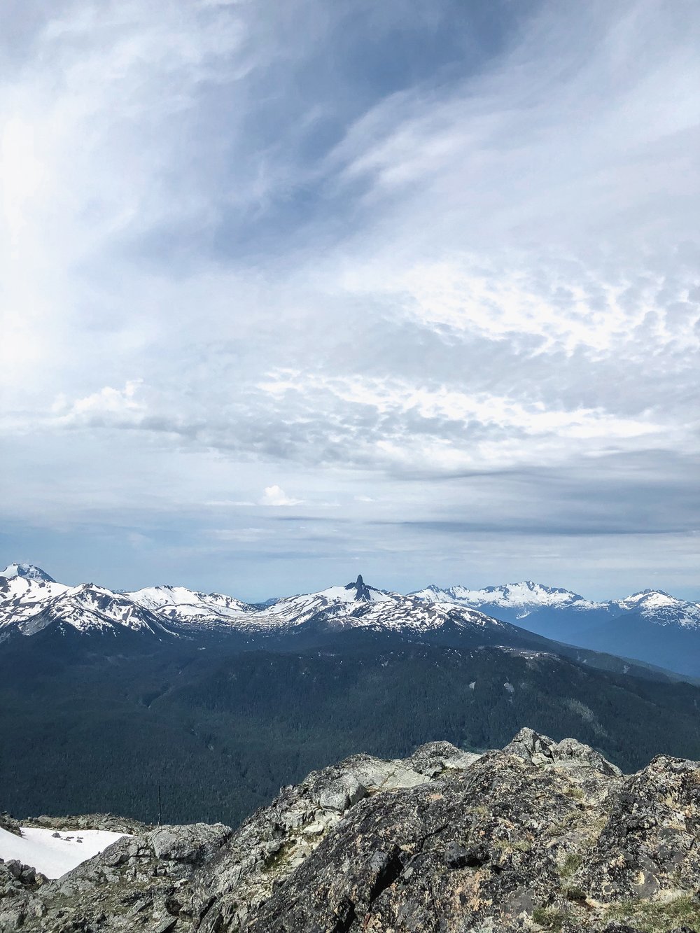 Blacktusk view from Whistler Peak Suspension Bridge