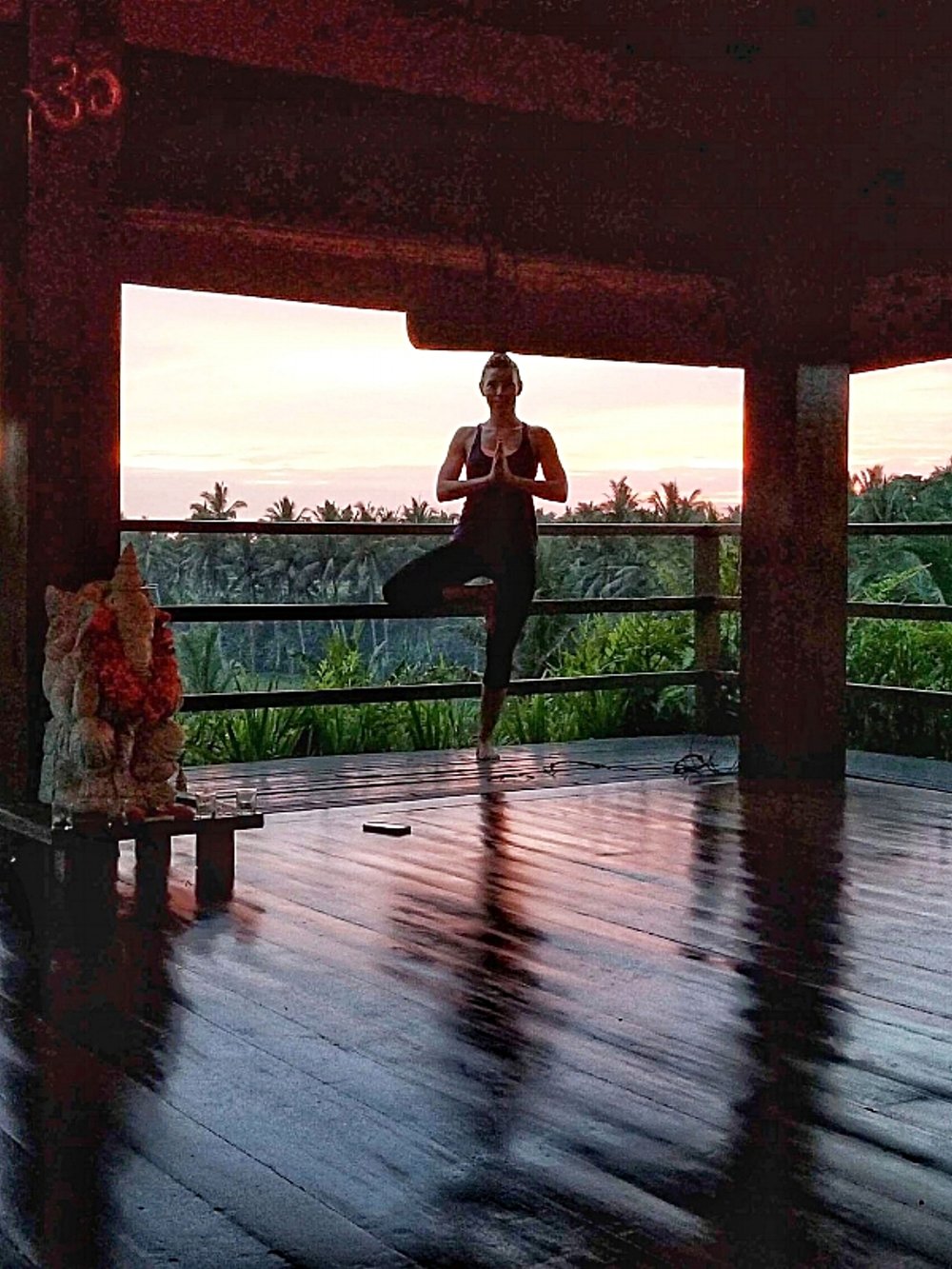 Sunset yoga at Soulshine Hotel + Yoga Retreat